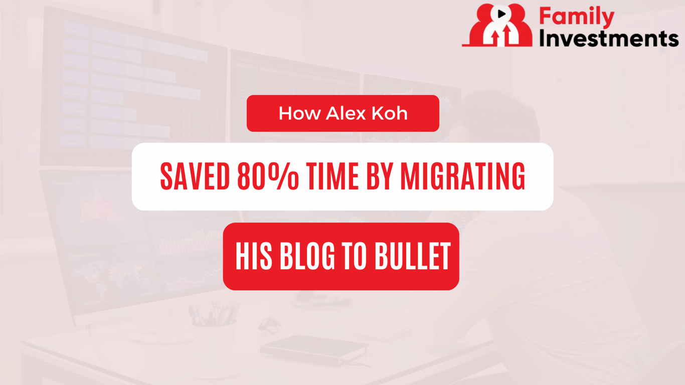 How Bullet helped Alex Koh focus on sharing his ideas to the world.