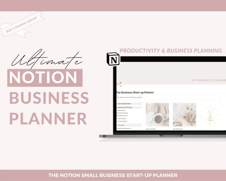 Notion Small Business Start-up Planner