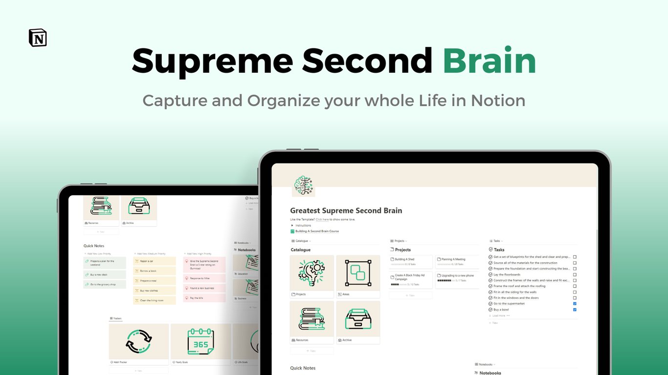 Supreme Second Brain by iNotion