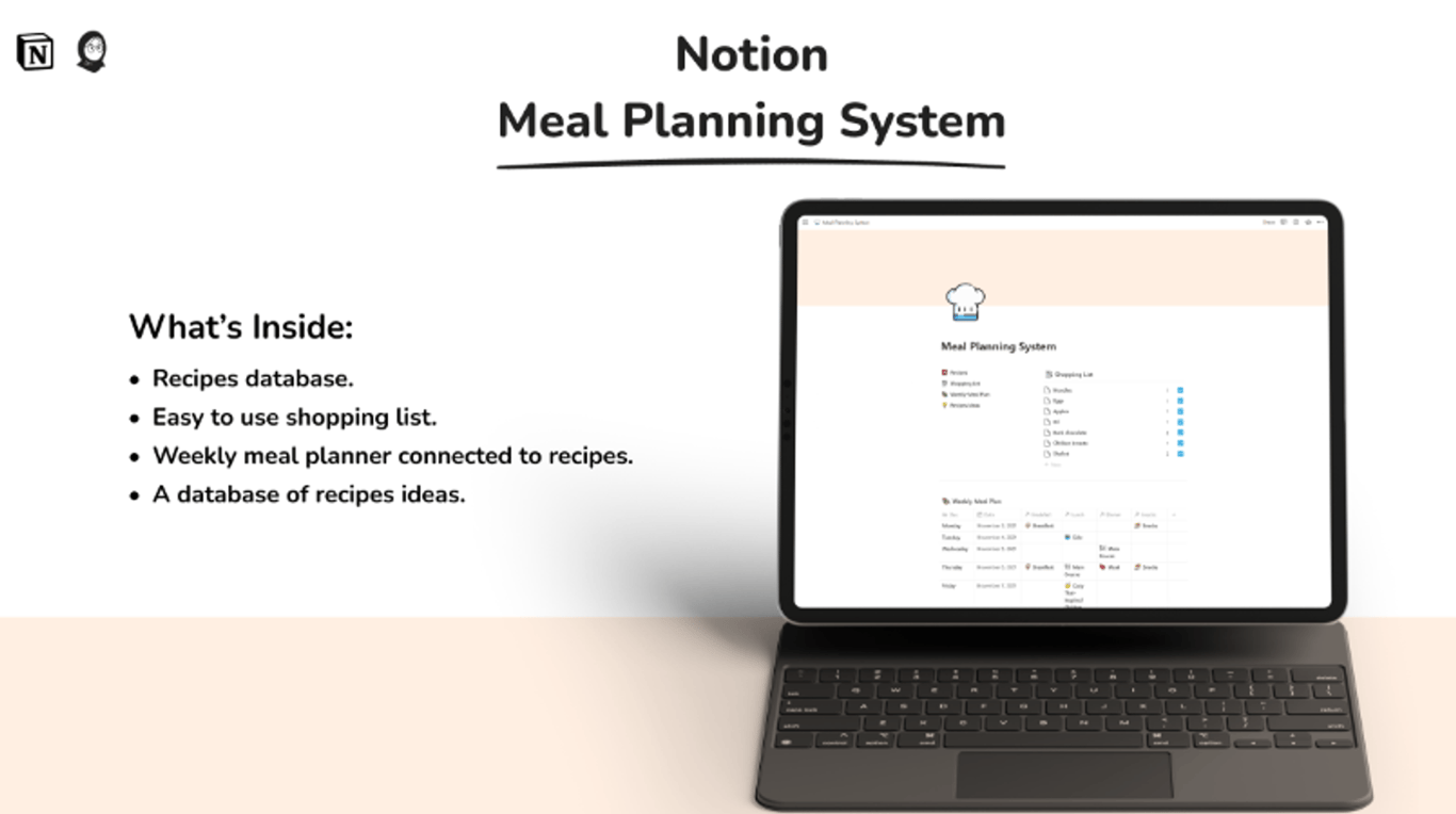 Notion Meal Planning System