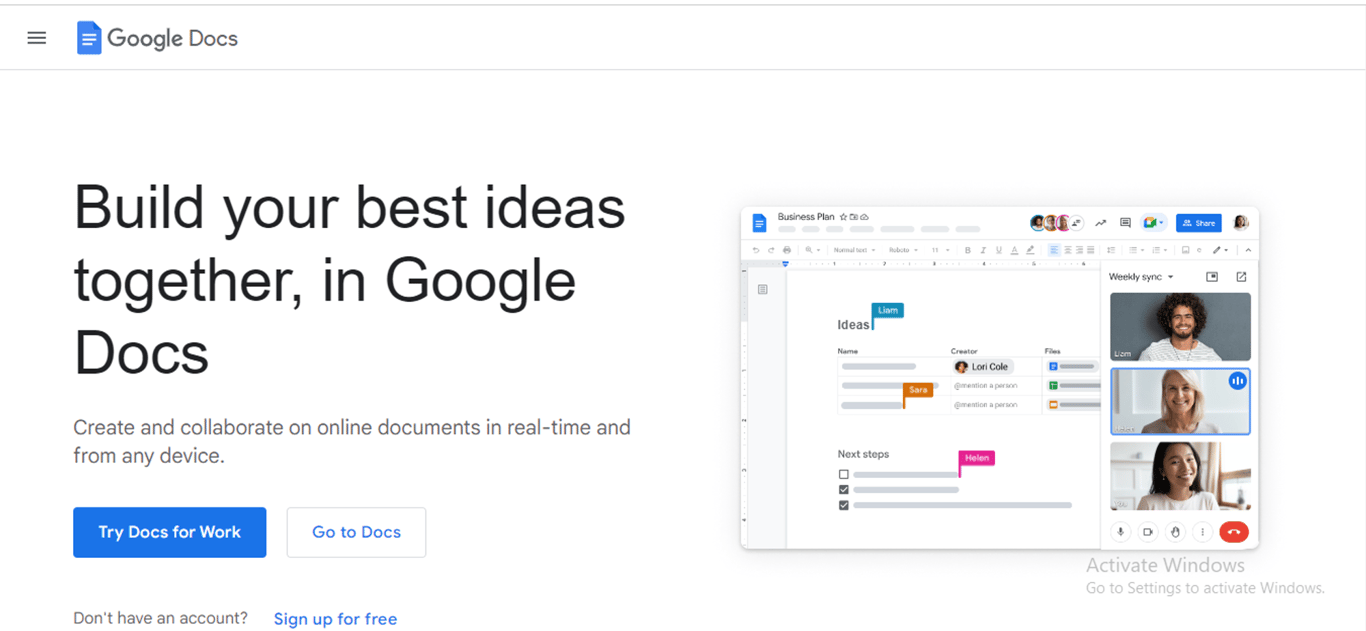 GoogleDocs