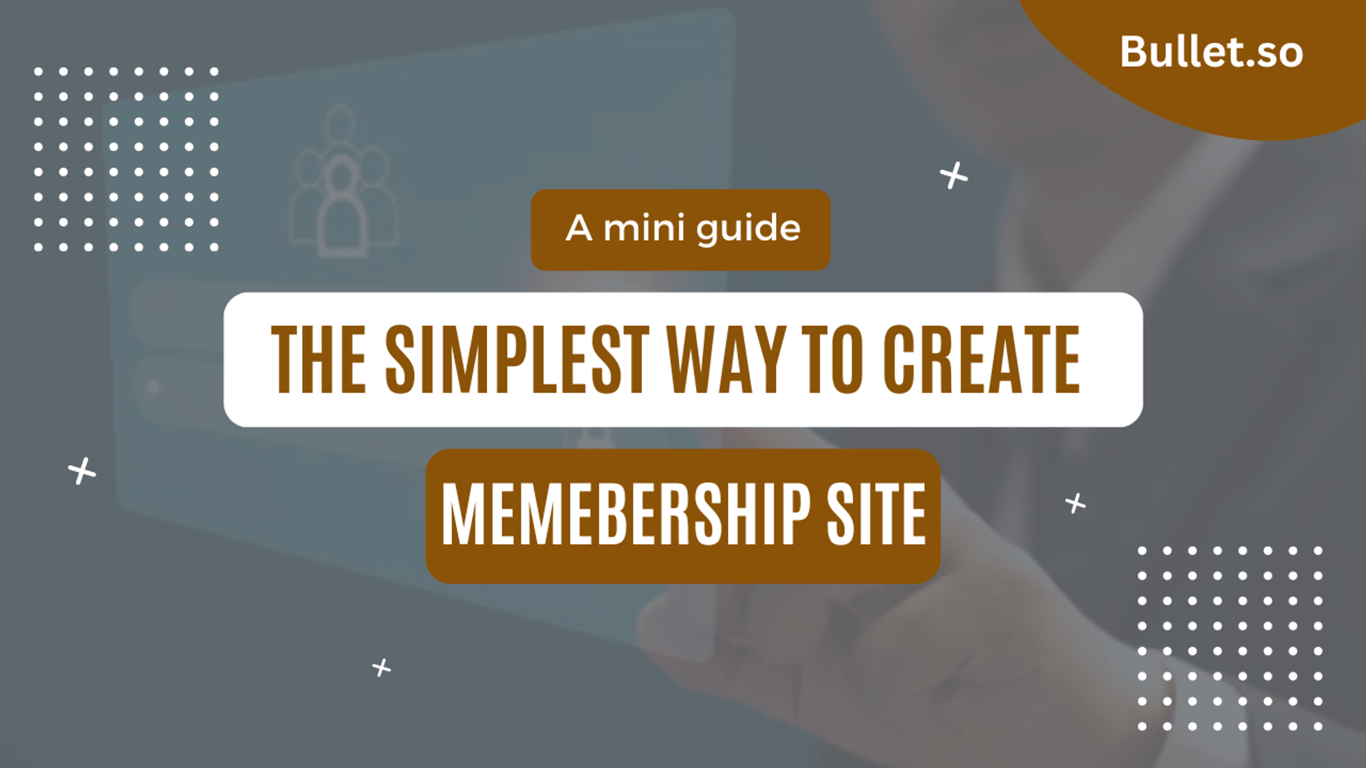The simplest way to create a membership site