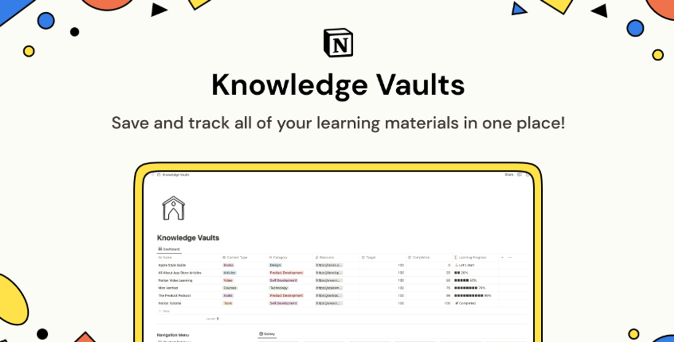 Notion Knowledge Vaults