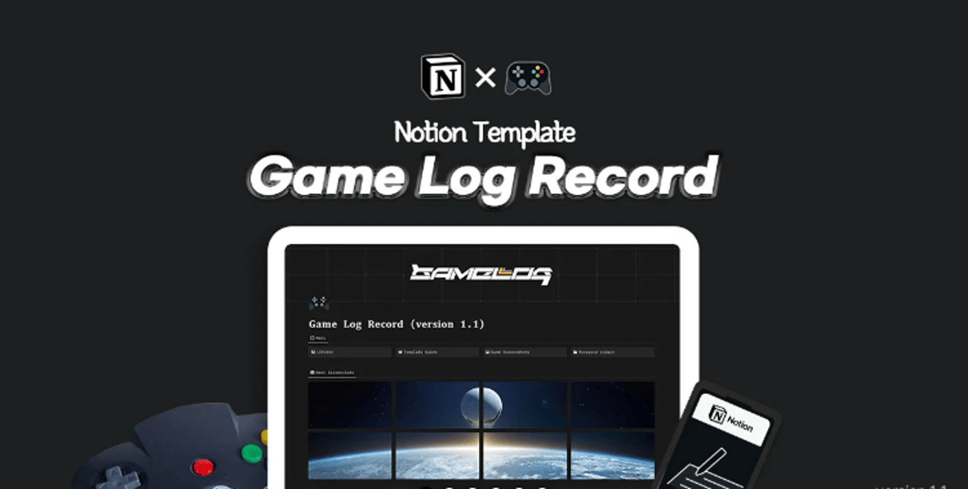 Game Log Record Template