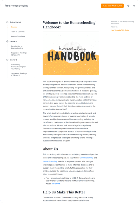 Homeschooling Handbook