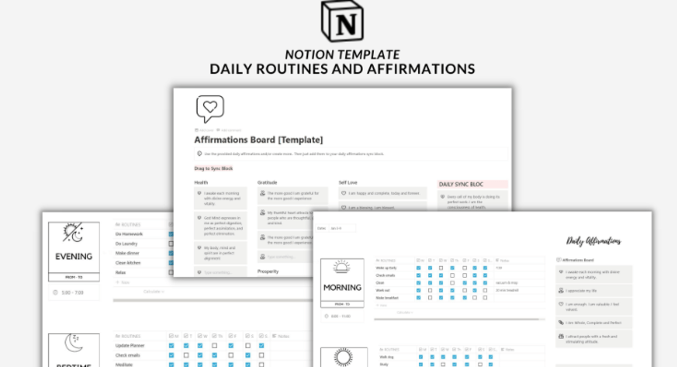 Daily Routines and Affirmations