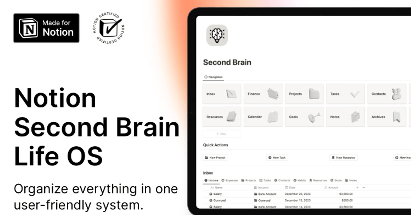 Second Brain Life OS by Soltwagner