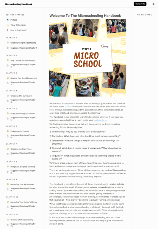 Microschooling Handbook