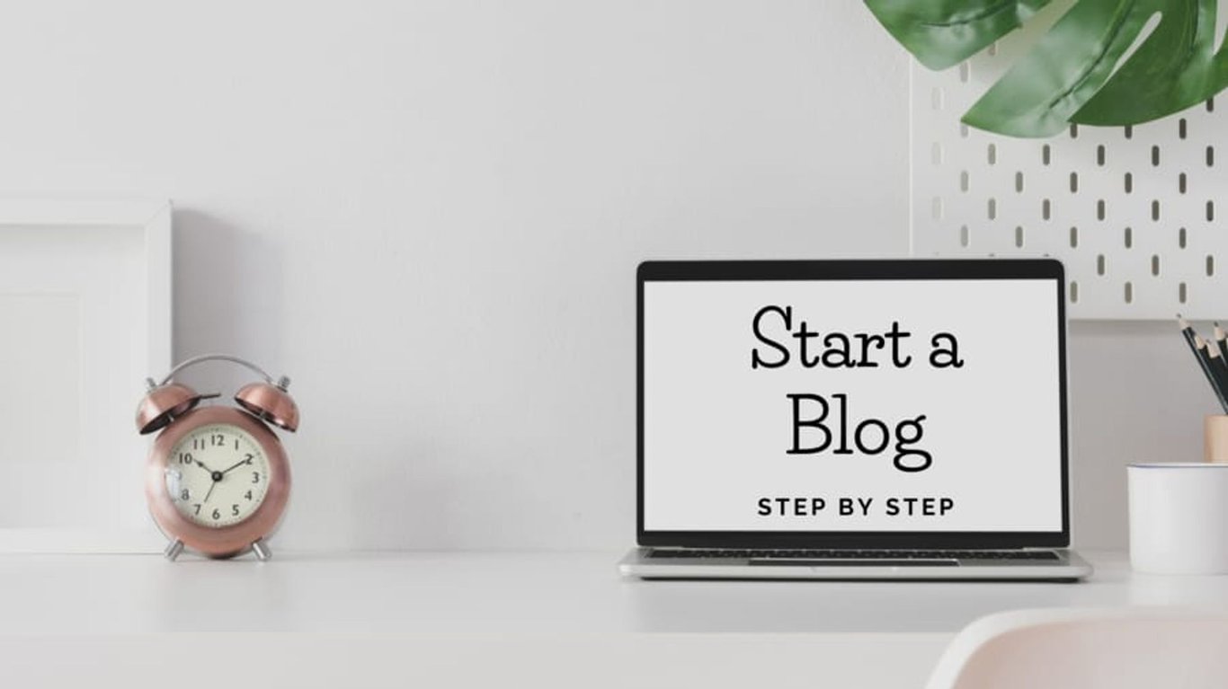 Step-by-step guidance to start a blog