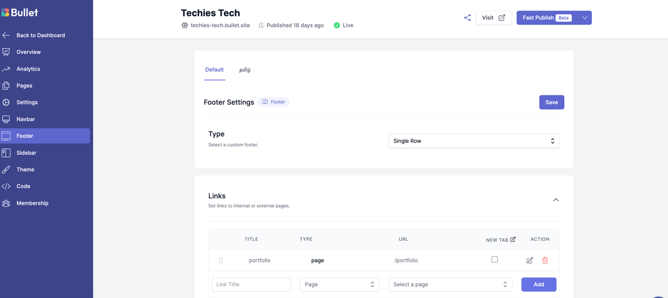 Designing your website