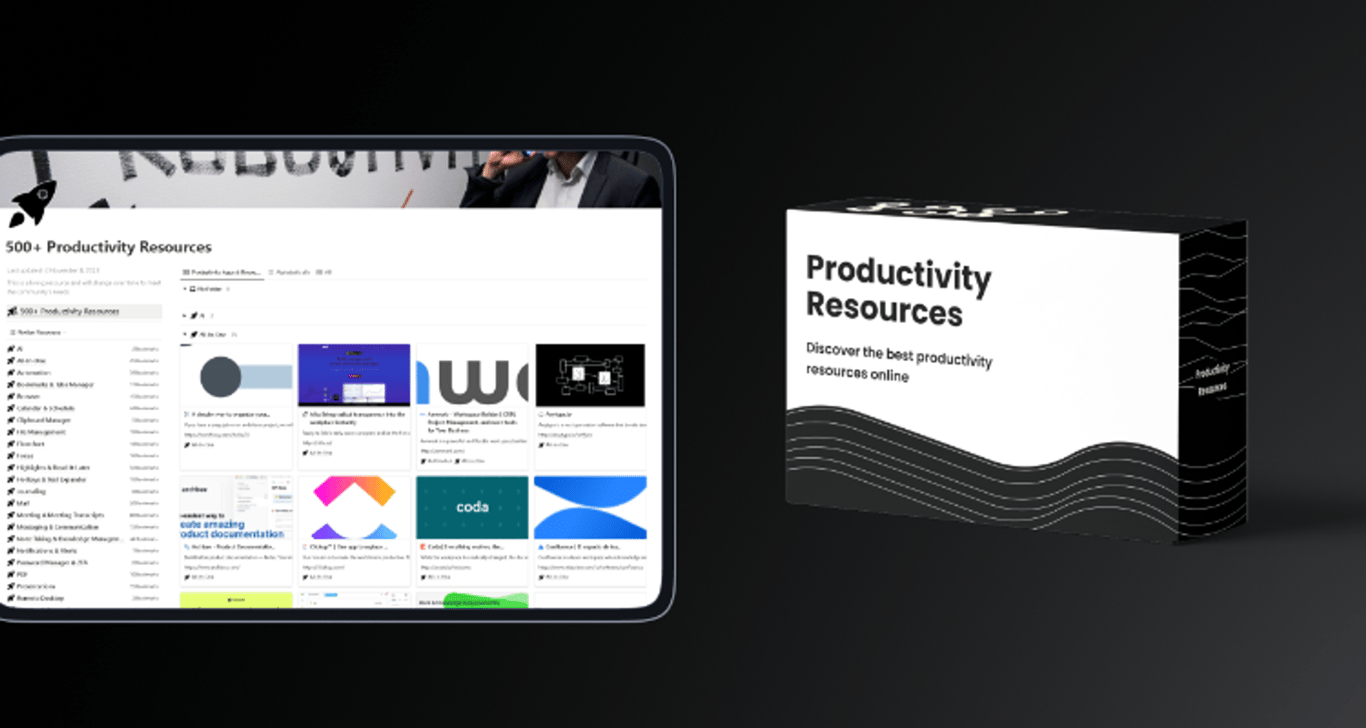 500+ Productivity Resources