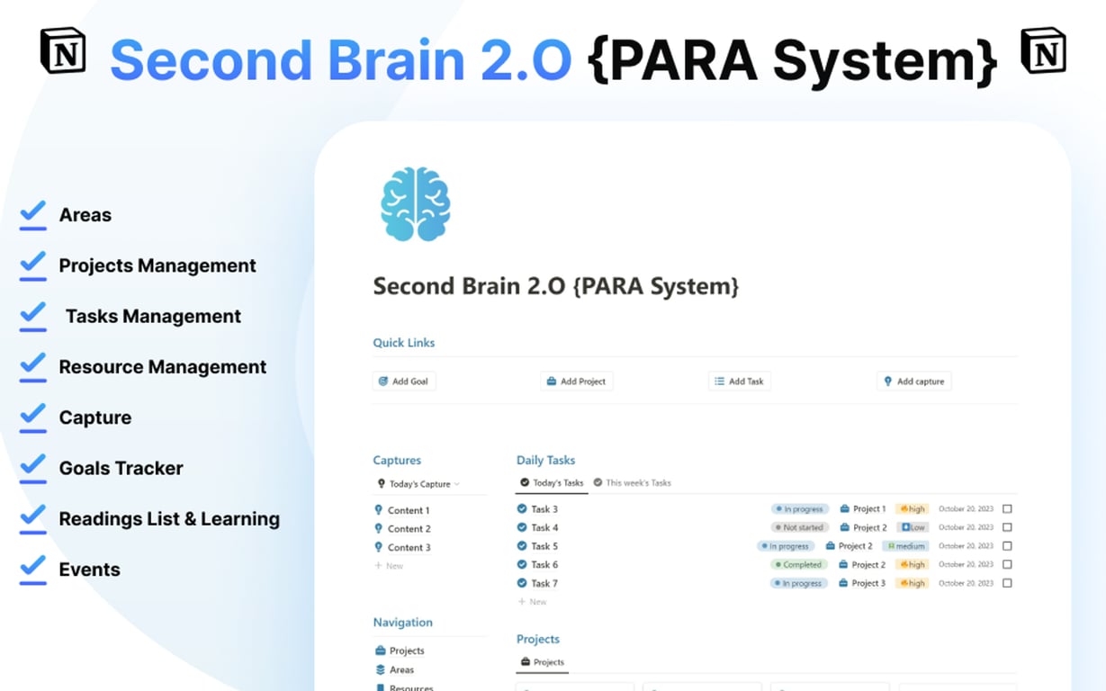Second Brain Template by ismail