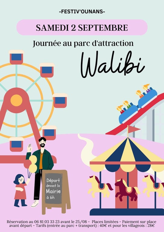 Sortie parc d’attraction