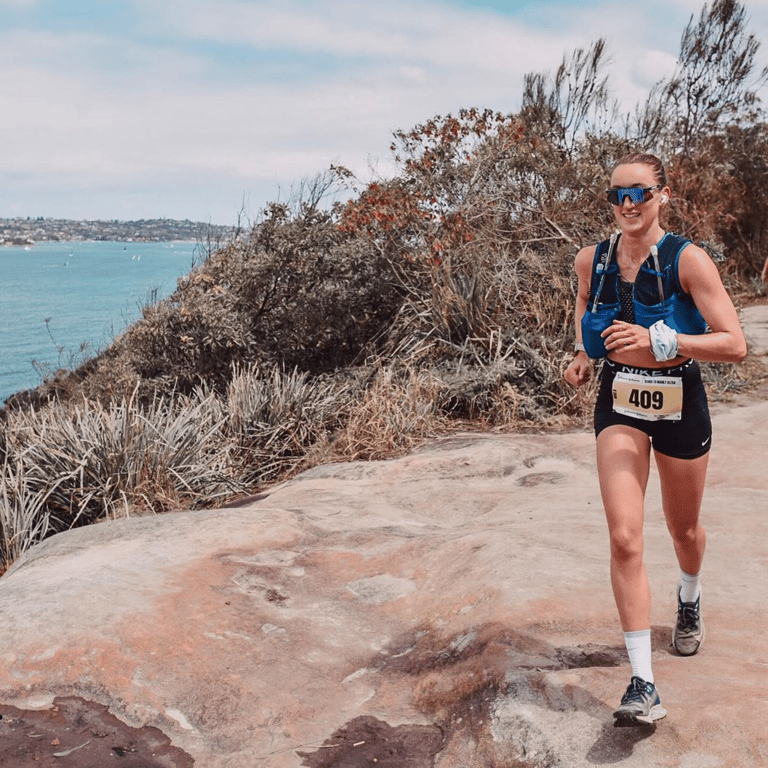 Run leader for Femmi Friday run in Manly, guiding women runners in a community-focused jog.