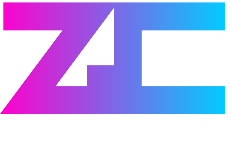 ZKcandy Logo Vertical_White Wording