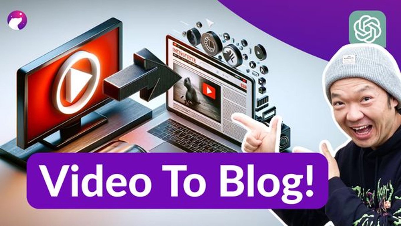 Transform Videos into Blogs with ChatGPT, Step By Step!