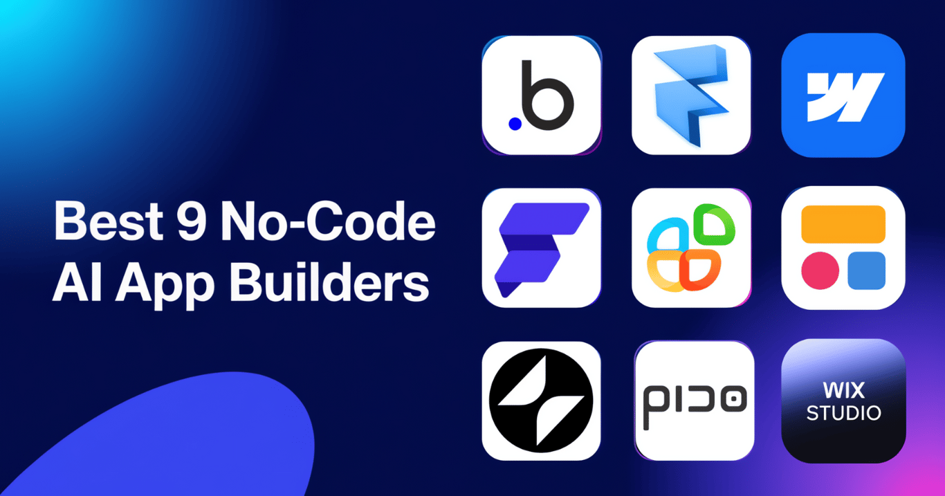 Best 9 No-Code AI App Builders