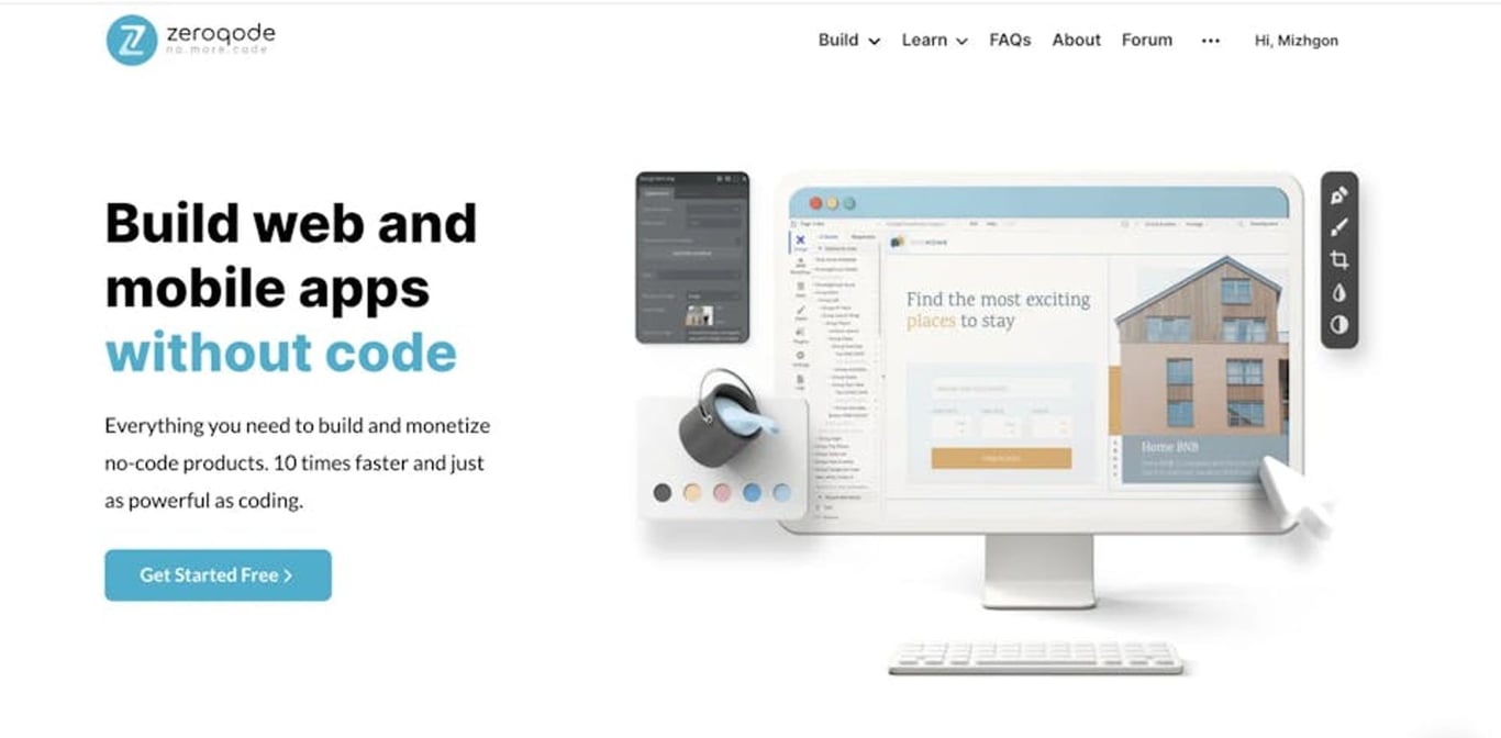 No More Code-drama, Mama: Create an App or Build a Website Using Zeroqode Templates