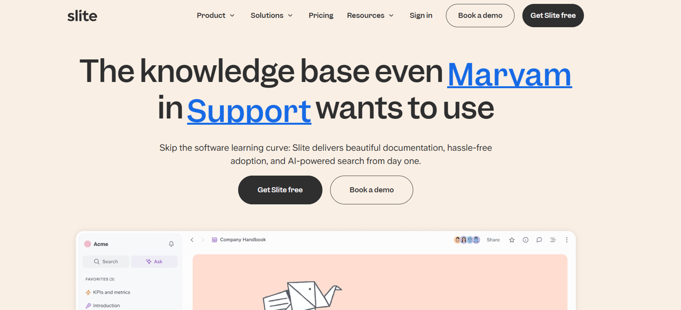 Create a Personal Resource Hub with No-Code Apps like Slite | zeroqode blog