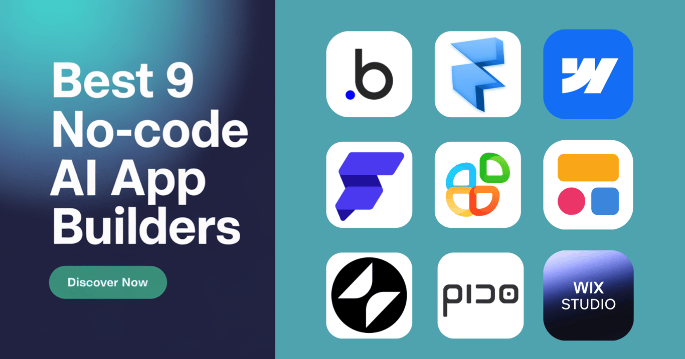 Best 9 No-Code AI App Builders