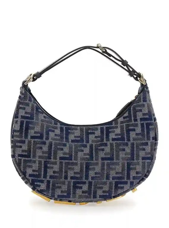 Fendi Graphy Shoulder Bags Blue