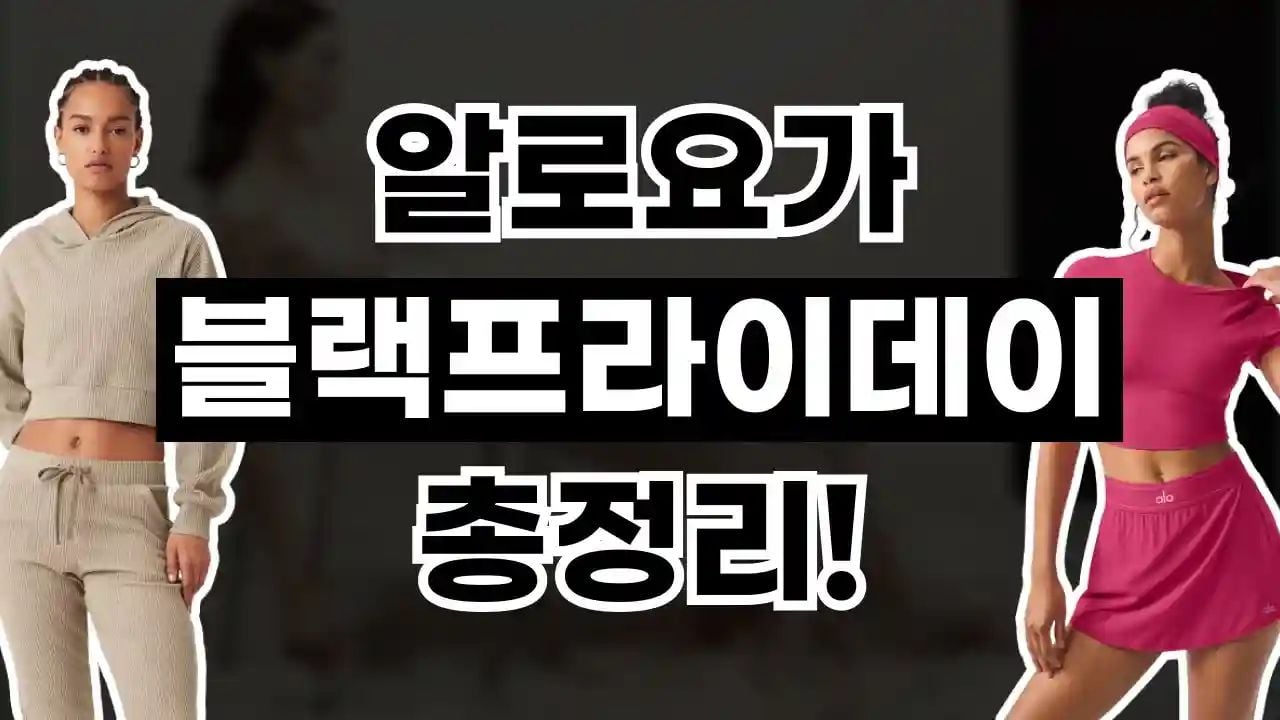 알로요가 블랙프라이데이