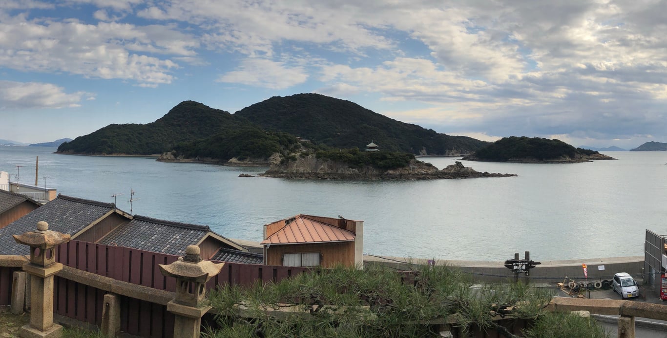 從對潮樓往窗外遠眺 (攝於 2017 年)