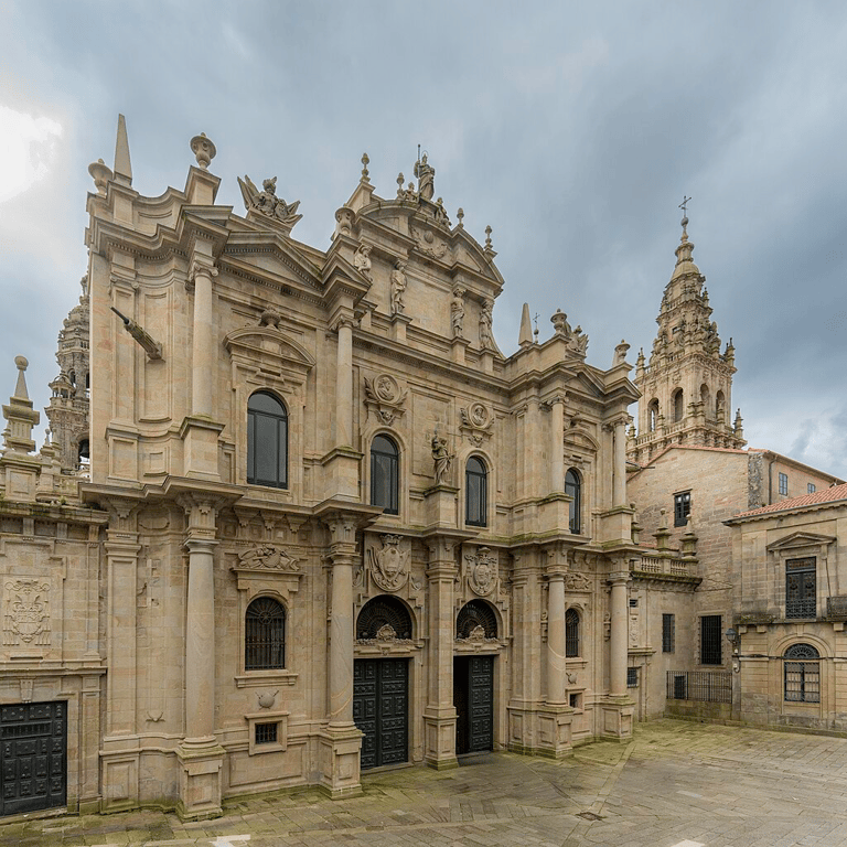 https://en.wikipedia.org/wiki/Santiago_de_Compostela_Cathedral#/media/File:Santiago_Compostela_Cathedral_2023_-_Acibecheria_Façade.jpg