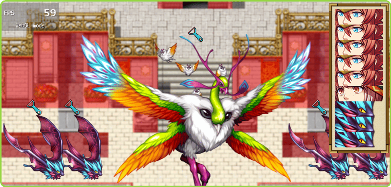 キレイなコウモリが並んだ