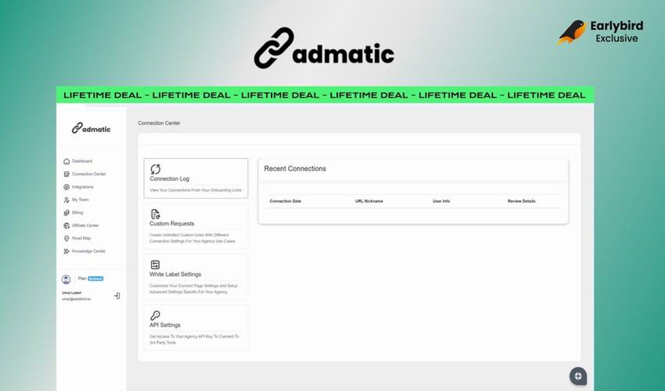 Admatic Lifetime Deal