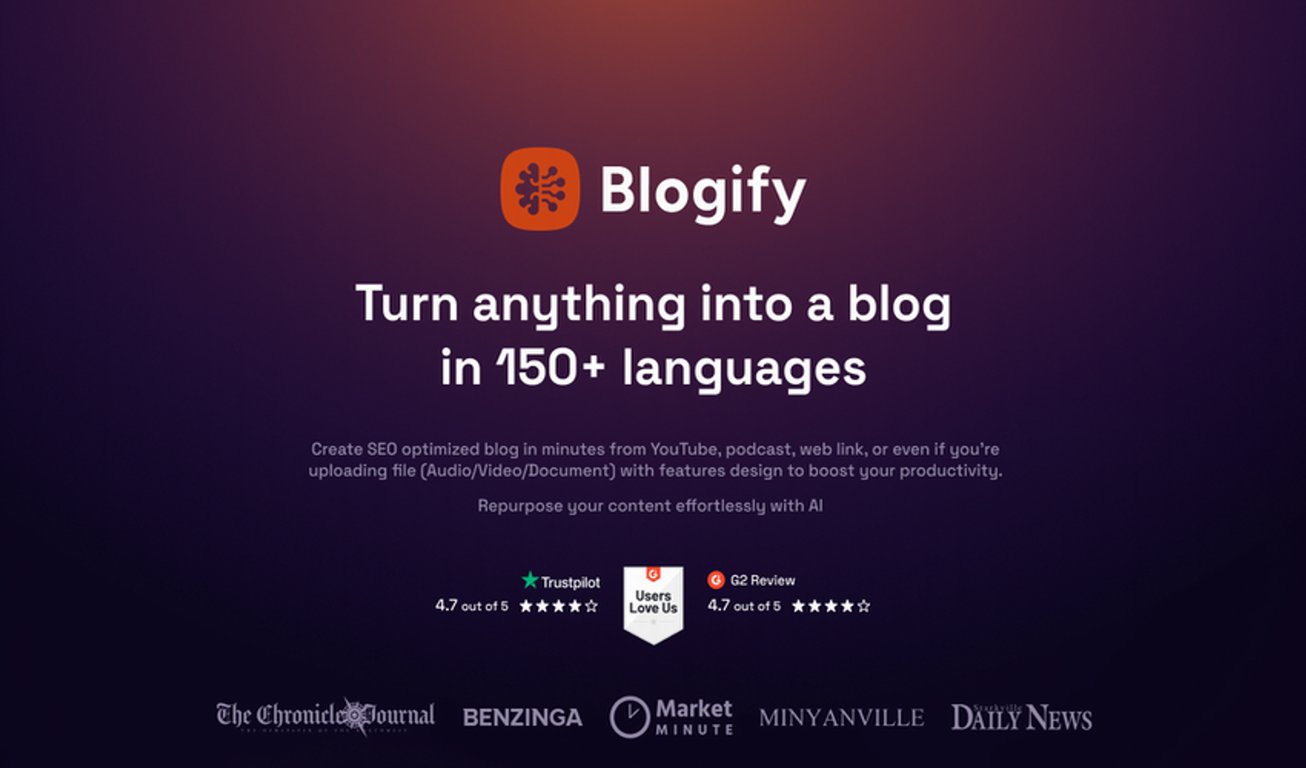 Blogify Lifetime Deal