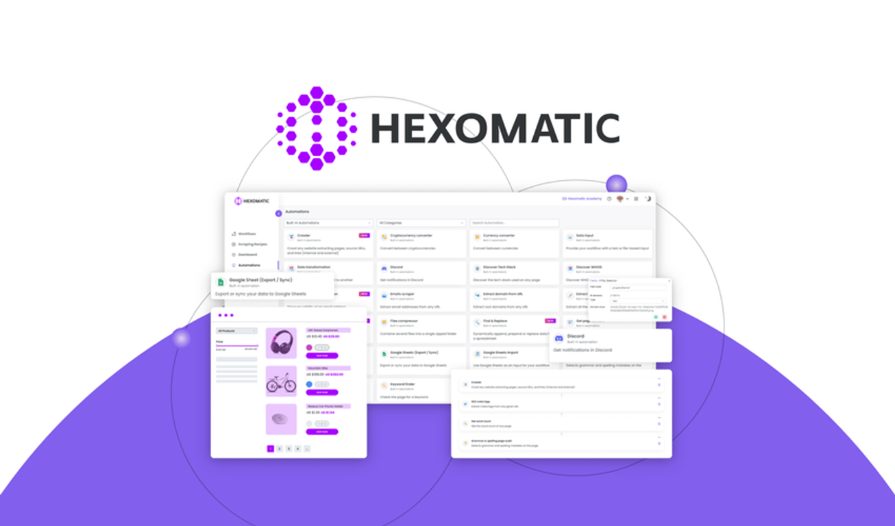 Hexomatic Lifetime Deal