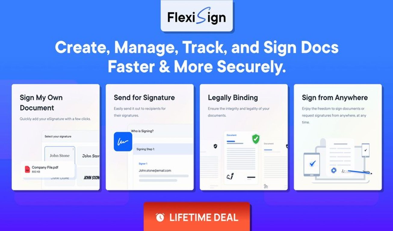 FlexiSign Lifetime Deal