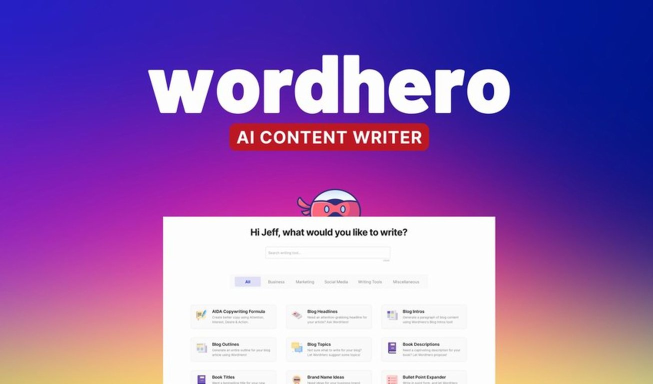 WordHero Appsumo Lifetime Deal