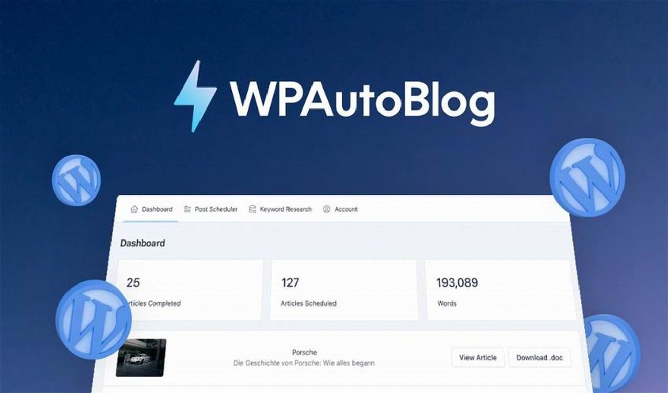 WPAutoBlog Lifetime Deal