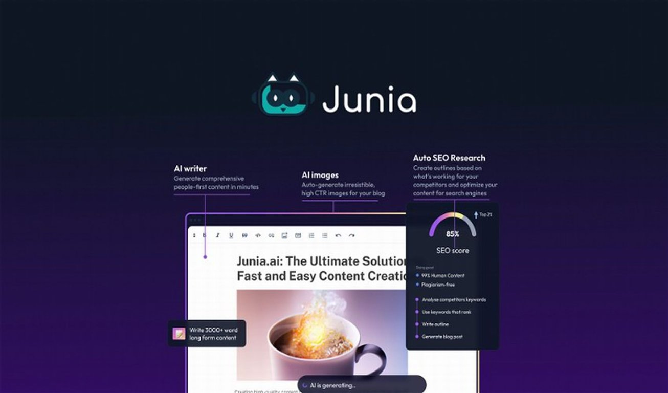 Junia AI Lifetime Deal