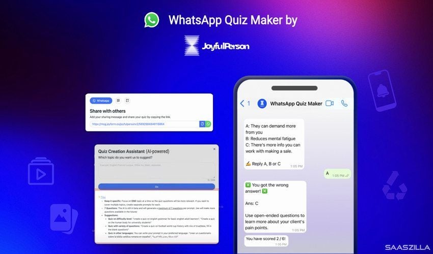 WhatsApp Quiz Maker Lifetime Deal