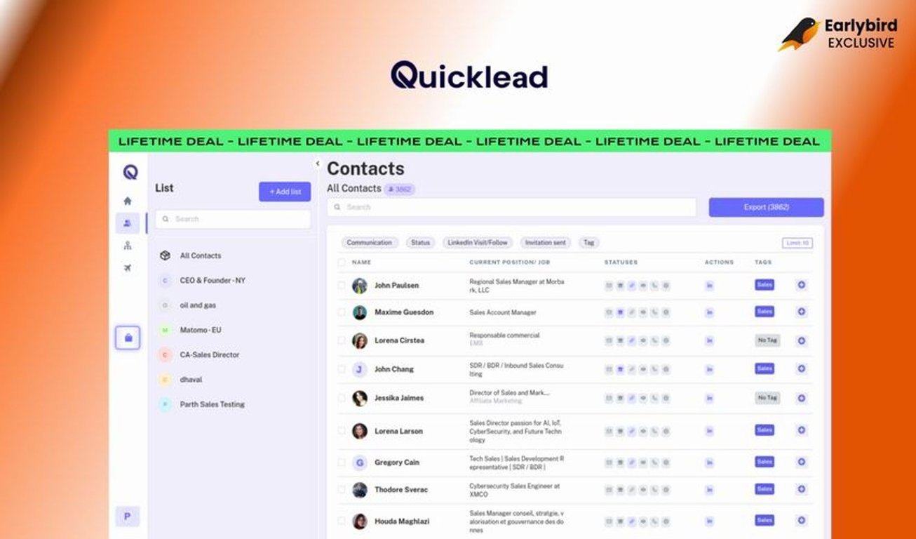 Quicklead Lifetime Deal