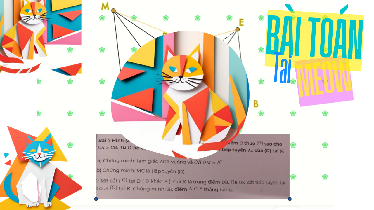 Hỏi Bài AITA? Số 17 – Bài Toán Tai Mèo | Toán Cô Diễm