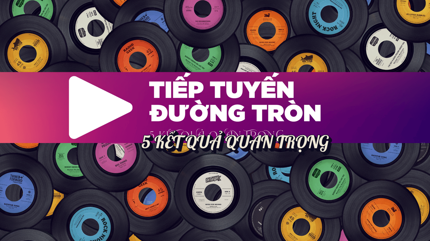 15 Ngày Ôn Thi Toán Lớp 10 - Ngày 9-10: Tiếp Tuyến Đường Tròn - 9 Kết Quả Cần Nhớ