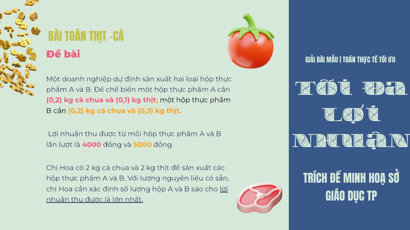 Giải Bài toán tối ưu hóa sản xuất với điều kiện ràng buộc về thời gian và nguyên liệu (Bài 1) | Bất đẳng thức | Ôn thi HK1 | Toán Cô Diễm