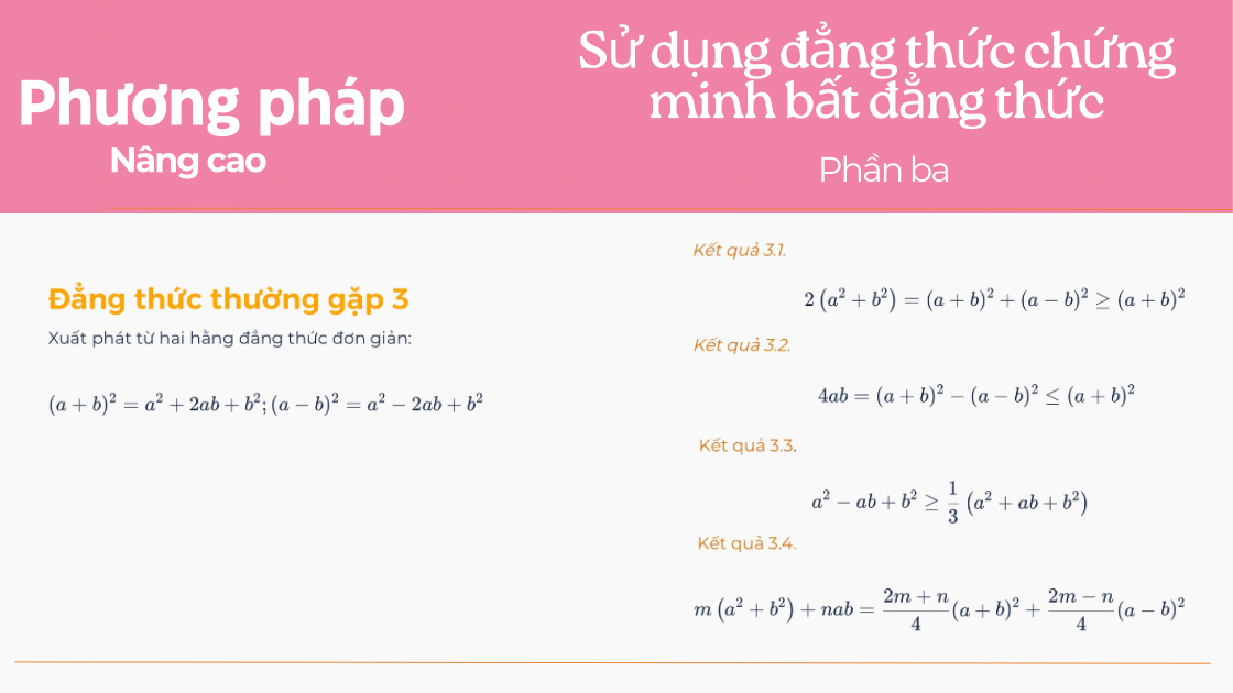 Sử Dụng Đẳng Thức Để Chứng Minh Bất Đẳng Thức (Phần 3)