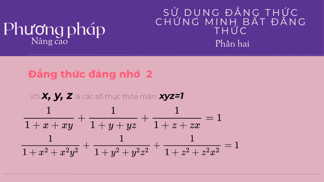 Chuyên đề: Sử dụng đẳng thức để chứng minh bất đẳng thức - Phần 2 | Toán Cô Diễm | Lớp Toán Cô Diễm 169 Nguyễn Văn Cừ