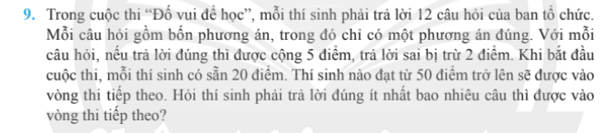  Bài 9 Trang 35 Sách Chân Trời Sáng Tạo Lớp 9 Tập 1 