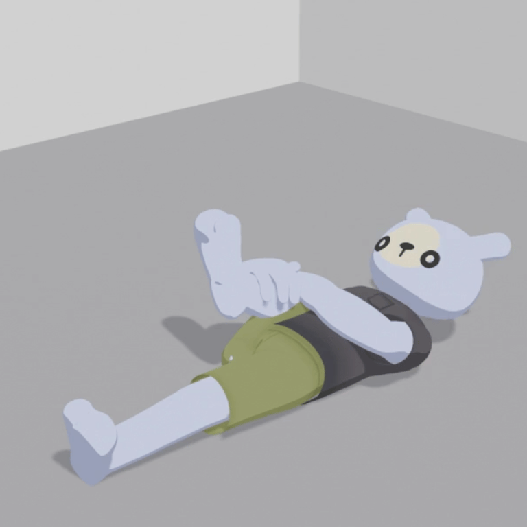 한쪽 다리 당겨주기