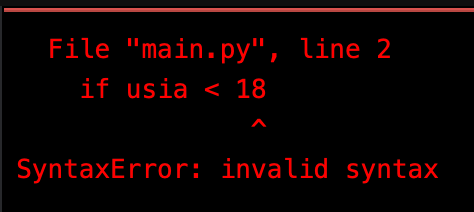 biasanya dia kasih tau errornya di line berapa & di titik mana 👀