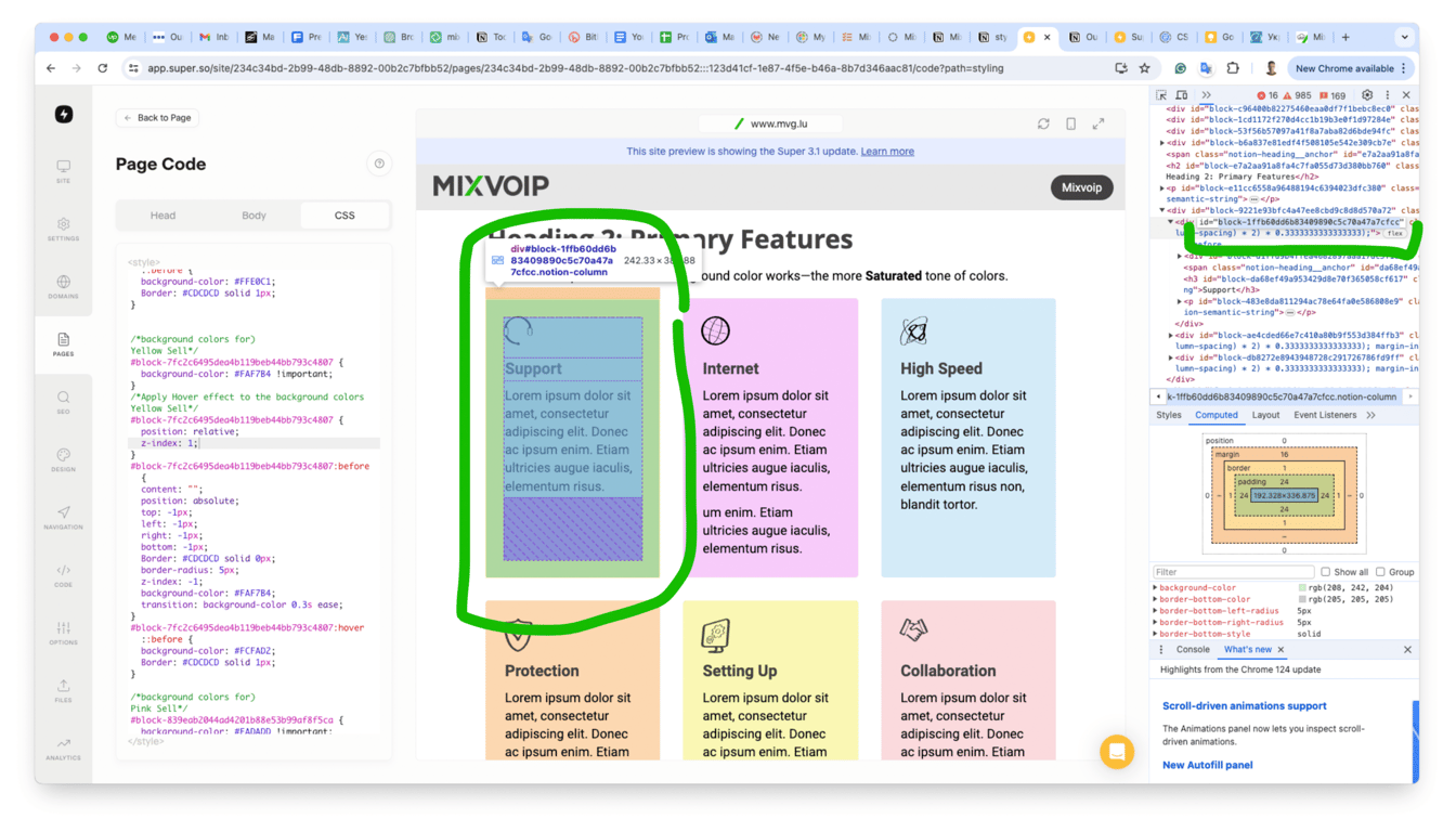 Copy ID for the first cell.