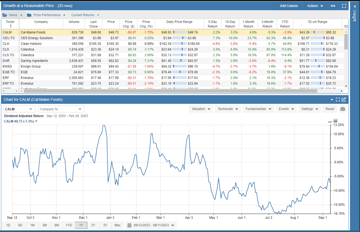 StockRover - Stock Screener