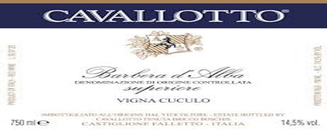 Barbera Vigna del Cuculo