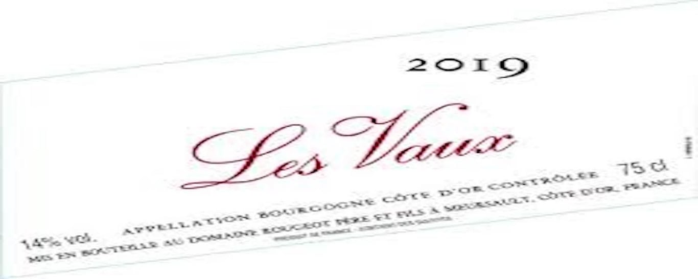 Bourgogne Cote d’Or “Les Vaux”